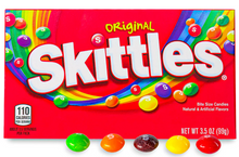 (S1-06) US - Theater Box Skittles Original 3.5oz (99g) x 12 Units