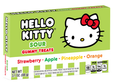 (S6-03) Theater Box - Hello Kitty - Gummi Treats - Sour 3.1oz(88g) x 12 Units