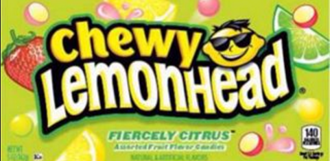Theater Box Lemonhead Chew - Citrus (x12units)