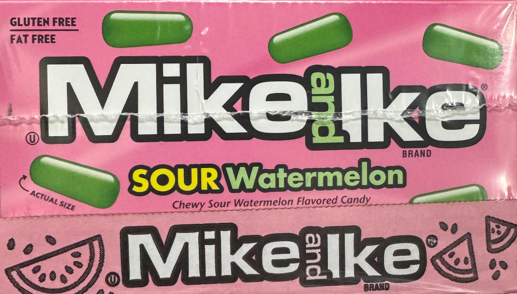 (S1-04) Us - Theater Box Mike & Ike - Sour Watermelon x 12 units