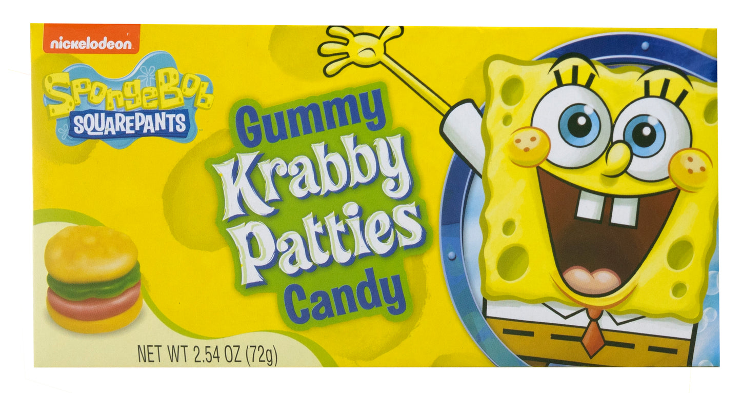 (S1-06) China - Theater Box - SpongeBob Krabby Patties - Original 2.54oz (72g) x 12 units