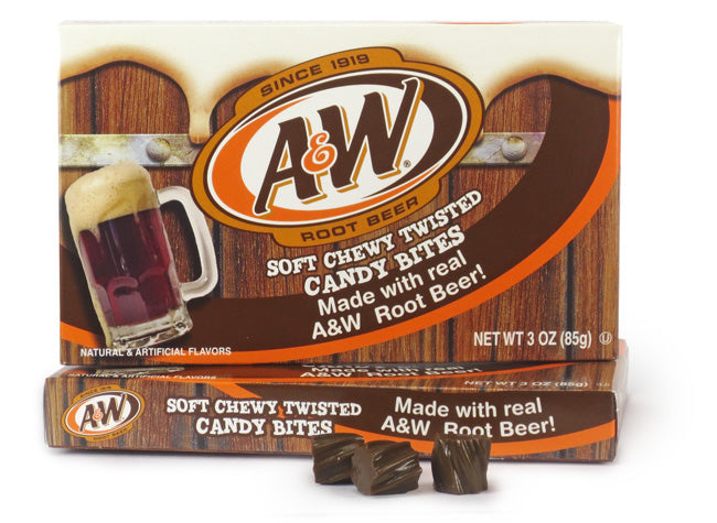 Theater Box – Candy Bites - A&W Root Beer 85g x 12 units