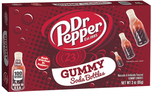 Theater Box – Gummy Soda Bottles - Dr Pepper x 12 units