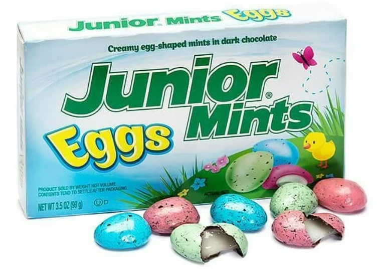 (S7-07) EASTER - Theater Box Junior Mints Eggs x 12 units