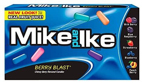 1 unit x Single - Theater Box Mike & Ike Berry Blast 4.25oz (120g)