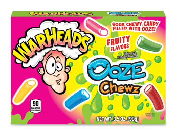 3 units - Bundle - Theater Box Warheads Ooze Chewz 3.5oz