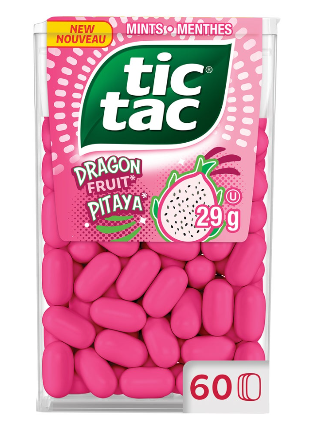 (S9-04) Tic Tac - Dragon Fruit 29g x 12 Units