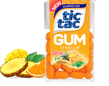 Tic Tac Gum - Cool Tropical x 12 UNITS