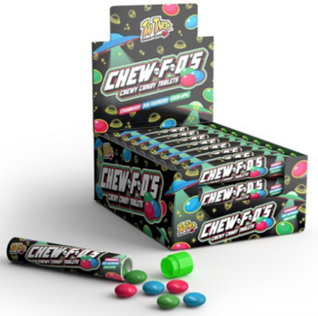 (S1-03) CHINA -  Too Tarts - Chew F-O's 1.05oz (29g) x 24 units