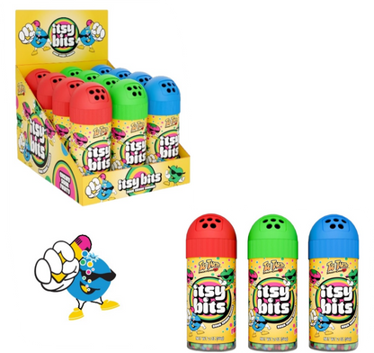 (S1-03) Box - Too Tarts - Itsy Bits Candy Shaker 2oz (56.69g) x 12 units - SugarMarket.ca