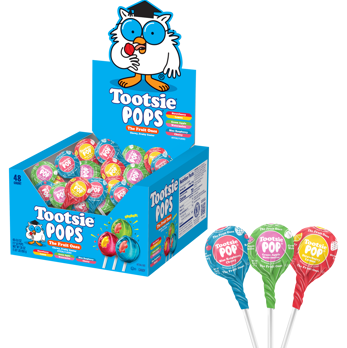 (S1-01) Tootsie Pops - The Fruit Ones 0.6oz (17g) x 48 Units