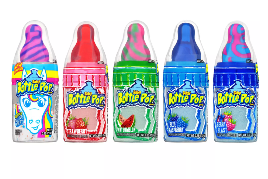 (S1-05) THAILAND - Topps - Baby Bottle Pop Assorted 0.85oz(24g) x 20 Units