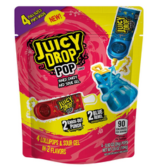 Topps - Juicy Drop Pop 4-Pk Bag x 7 Bags