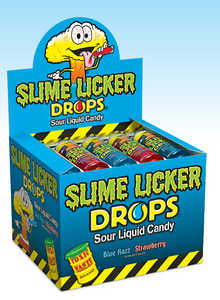 (S1-01) Toxic Waste Slime Licker - DROPS - Blue Razz & Strawberry 0.8oz (25ml) x 30 units