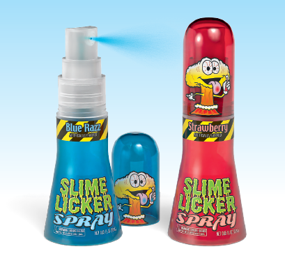 (S1-01)  Turkey - Toxic Waste Slime Licker - SPRAY - Blue Razz & Strawberry 0.95oz x 12 units