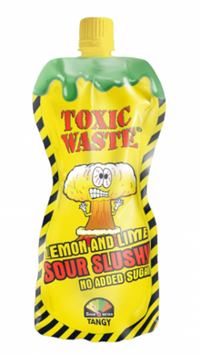 (S7-11) Single - Europe - Toxic Waste Slushy Pouch - LEMON & LIME 250ml x 1 unit