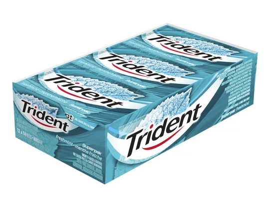 (S1-06) US -Gum - Trident Value Pack Freshmint 12 units