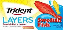Trident Layers Swedish Fish Berry & Lemon 14 pc x 12 units