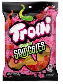 (S1-06) US - Trolli Peg Bag - Squiggles 5oz x 12 Units