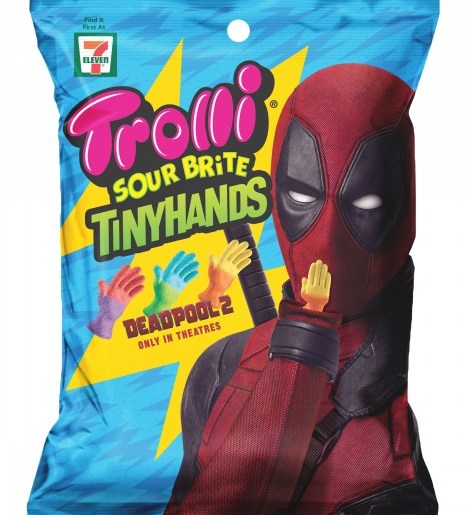 Trolli Sour Brite Tiny Hands Deadpool 4.25 oz x 12 units