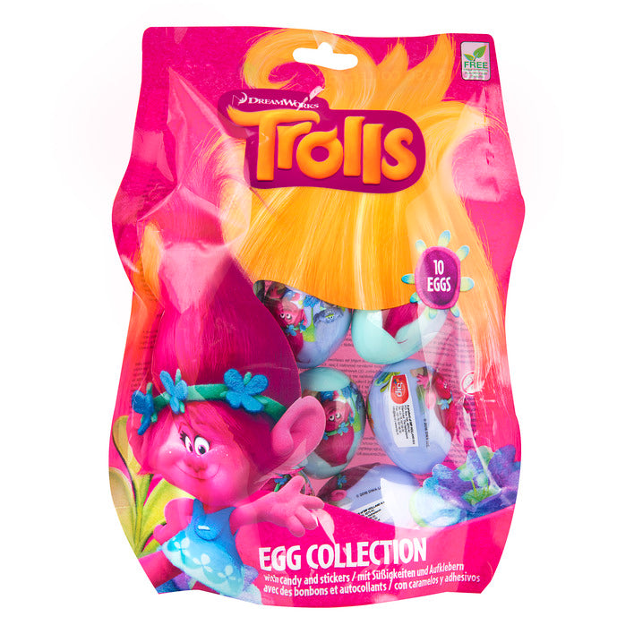 CASE UK Trolls Egg Collection Bags (Bag of 10 eggs) x 15 bags