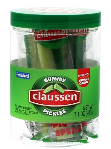(S4-03) Canada - Tub - Frankford - Pickle Spears Gummy 7.1oz (200g) x 6 Tubs