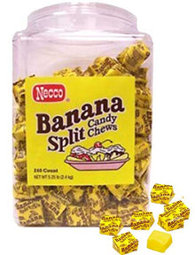 Tub - Necco Banana Split Chews x 240 units