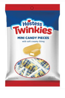 Bundle - Hostess Twinkies Mini Candy Bars Peg Bag - 3.2oz(91g) x 2 Units