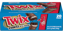 (S2-03) US - Twix - Cookies & Creme Share Size 2.72oz (77.1g) x 20 Units