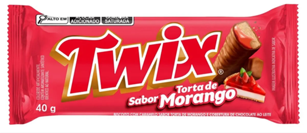 (S3-02) Brazil - Twix - Strawberry Pie - 40g x 18 Units