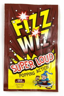 UK - Fizz Wiz Popping Candy - Cola Flavoured x 50 units