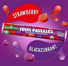 UK - Rowntree - Tube - Fruit Pastilles Strawberry & Blackcurrant 50g x 32 units