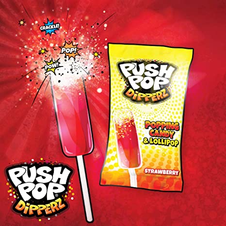 (S6-08) UK Bazooka Push Pop Dipperz 12g x 48 units