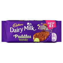 UK Cadburys Puddles Mint 90g x 18 units