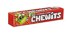 UK CHEWITS - STRAWBERRY STICK PACKS x 40 units
