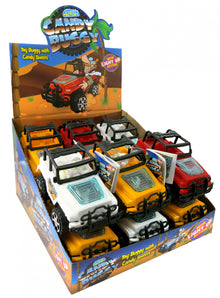 UK CRAZY CANDY FACTORY CANDY Light UP BUGGY x 12 units