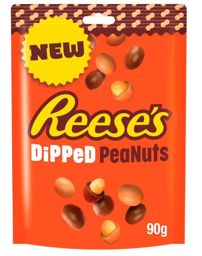(S4-01) Uk - Reese's Dipped Peanuts Pouch 90g x 10 Units
