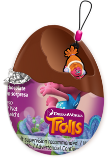 UK Choco Surprise Eggs - Trolls x 24 units