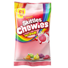 UK Skittles Fruit Chewies - No Shell Peg 125g x 12 units