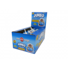 UK ZED Jumbo JAWBREAKERS 25p - BLUE RAZZ x 36 units
