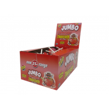 UK ZED Jumbo JAWBREAKERS 25p - Strawberry x 36 units
