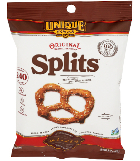 (S6-10) Us - Pretzel - Unique Snacks - Original Splits 2.12oz (60g) x 10 Units