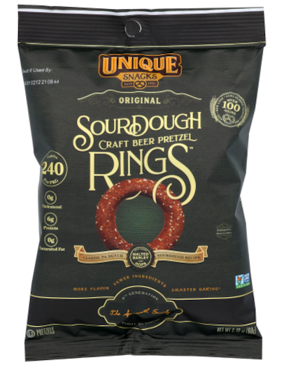 (S6-10) Us - Pretzel - Unique Snacks - Sourdough Rings 2.12oz (60g) x 10 Units