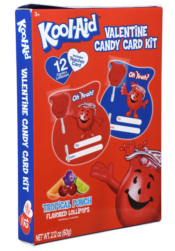 Val - Kool-Aid Tropical Punch Candy Card Kits 12-PK (60g) x 36 units