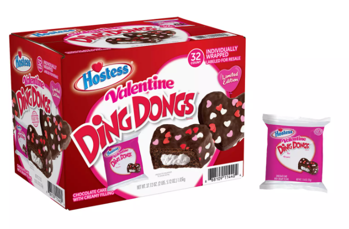 (S3-01) Val - Hostess Ding Dongs 1.16oz(32.8g) x  32 units (Individually Barcoded)