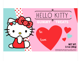 Box - Valentine - Theater Box Hello Kitty Holiday Gummies - 3.1oz (88g) x 12 Units