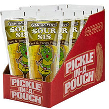 (S5-03) Box - US - Van Holten - King Size Pickle-in-a-Pouch - Sour Sis x 12 units (Buyer is responsible if Pickle Juice may leak during shipping) - SugarMarket.ca