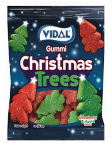 Xmas - Vidal Christmas Trees Gummies Peg Bag - 3.5oz (99g) x 14 units