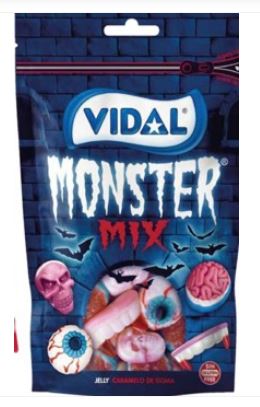 (S8-03) Halloween - Vidal Monster Mix Peg Bag - 6.35oz(180g) x 7 Units