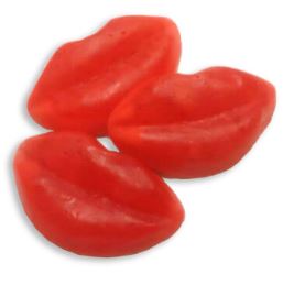 (S3-02) Spain-Bulk - Vidal Smoochers Gummi Lips 2.2 Lb (1kg) x 1 Bag